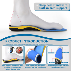 Vendita calda EVA <span class=keywords><strong>ortopedico</strong></span> <span class=keywords><strong>plantare</strong></span> protezione del piede <span class=keywords><strong>per</strong></span> la fascite morbido tacco - Product Image 5