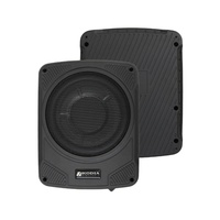 Subwoofer actif fin de 8 pouces 130W RMS - Conception sous siège en aluminium moulé avec dissipateur de chaleur robuste