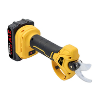 Ciseaux électriques intelligents rechargeables 21V, ciseaux d'élagage d'arbre de 40mm, équipés de deux batteries au lithium outils de jardinage