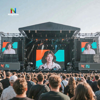 Écran LED géant pour publicité extérieure, concerts, P2.6 P2.97 P3.91, mur vidéo LED pour fond de scène