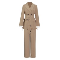 Nouveaux costumes pour femmes, blazer et pantalon, design élégant et tendance, costumes de bureau pour femmes, ensemble deux pièces
