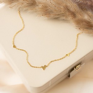 Inspirasi Perhiasan Stainless Steel Kecil Hati Choker Kalung Timah dan Nikel Gratis Tahan Air Perhiasan Grosir Kecil Mini Liontin - Product Image 2