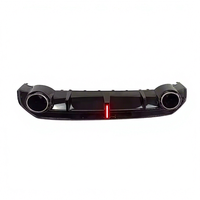 Nouvelle Lame de Pare-chocs Arrière PNB RS3 de Haute Qualité avec Emplacements pour Capteurs d'Aide au Stationnement pour AUDI A3 S3 Berline 2021-2024, Installation Facile par Clip