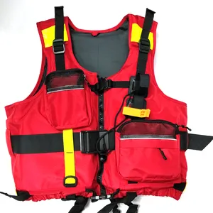 Life Vest Multifunctional Life Vest Inflatable Life Jacket Suitable For Overweight People Thickness Of 40mm Sponge