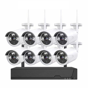Biểu tượng tùy chỉnh 8 kênh 8CH không dây NVR POE <span class=keywords><strong>DVR</strong></span> XVR CCTV hệ thống Wifi Camera An Ninh Kit với 8 cái máy ảnh - Product Image 1