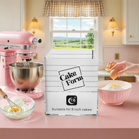 Moule à gâteau carré en plastique pour crème et chocolat, facile à démouler, outil de pâtisserie 3D pour débutants