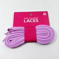 Avec un emballage unique pour lacets personnalisés en polyester avec embout en plastique