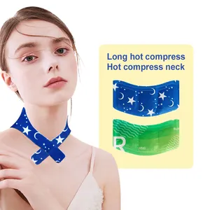 Free Sample Herbal Neck Warmer Patch Heating Neck Pad Immediately Heat Pad For Relieve Neck And Shoulder Pain