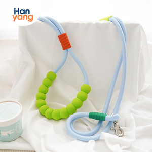 HanYang OEM correa de perro de cuerda personalizada fuerte correa de perro corta de nailon con cómodo mango acolchado correa de tráfico para caminar - Product Image 4