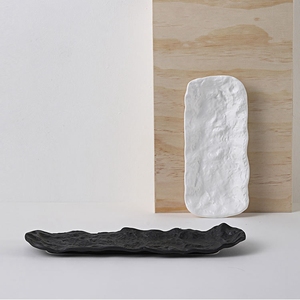 จานซูชิทำจากเซรามิกทรงสี่เหลี่ยมผืนผ้าถาดสำหรับเสริฟผลไม้ซาชิมิสลัดเสริฟจานสำหรับร้านอาหาร - Product Image 4