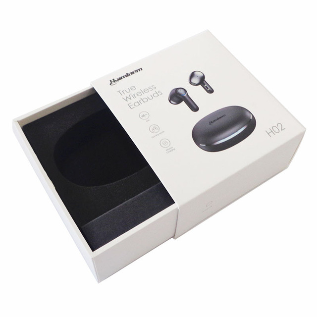 High Quality Plastic Headphone Cases Durable Cardboard Packaging Box for Wireless Headphones Headsets 3C Electronic Products