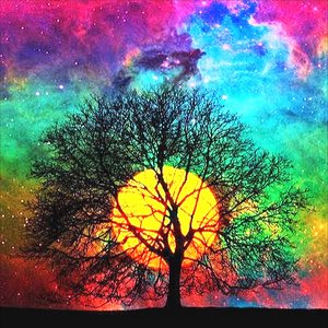 Quadro 30*40cm 'L'Albero delle Quattro Stagioni', Decorazione Moderna per la Casa, Pittura Diamante 5D con Pietre Quadrate - Product Image 3