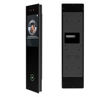Control de Acceso con Visión Nocturna, Audio y RFID en Formato de Tira Larga, Conectado a Red WiFi, Pantalla Táctil Personalizable OEM, Reconocimiento Facial y de Palma de la Mano para Ascensores