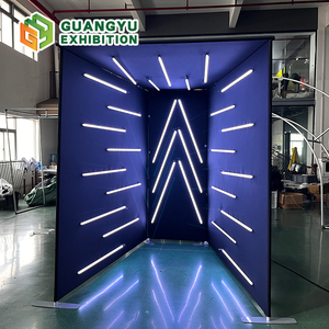 Cabine Photo Portable Shenzhen <span class=keywords><strong>360</strong></span> pour Mariage, Écran de Fond Personnalisé, 32 Lumières LED pour Vidéo Booth <span class=keywords><strong>360</strong></span> - Product Image 2