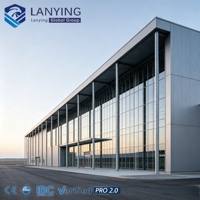 Solución de Edificio de Oficinas con Estructura de Acero Comercial, Diseño Modular con Panel Sándwich, Columnas de Alta Resistencia, Oficina Moderna