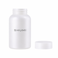 Bouteille en PLA biodégradable de 500 ml et 1 L à large ouverture, de qualité alimentaire, avec bouchon à vis, conteneur écologique pour boissons, pilules et emballages – Vente en gros