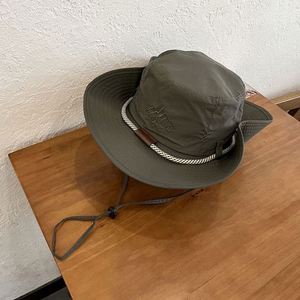Chapeau de randonnée d'extérieur imperméable et respirant avec protection solaire, logo brodé et cordon, modèle de designer d'usine - Product Image 6