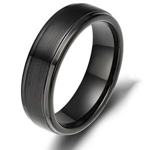 Custom Engraving Pure Titanium Wedding Band Classic Black Silver Gold Plain <b>Ring</b> <b>Men</b> Women <b>Promise</b> <b>Ring</b> - Product Image 3