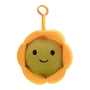Lindo y adorable mini colgante de peluche con forma de tarta de huevo, muñeco de tela de dibujos animados, amuleto para bolso y llavero - Product Image 6
