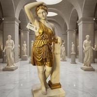 Statue en résine de la déesse grecque Hécate, personnalisable pour hôtel, jardin, collection de pelouse, figurine d'art en résine de luxe, femme debout