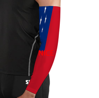 Manchon de bras personnalisé avec drapeau national de la Grenade, protège-bras élastique imprimé pour la randonnée, la pêche, le cyclisme, l'école, le quotidien et les trajets domicile-travail