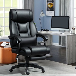 Office <b>Chair</b> D720 Ergonomic Height Adjustable Swivel Flip Armrest Black Leather Desk <b>Chair</b> For Home Office <b>Study</b> Room - Product Image 2