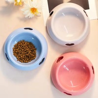 Bol anti-renversement pour chien et chat, gamelle ergonomique pour animaux de compagnie pour une protection saine du cou, fournitures d'alimentation anti-déversement pour chatons et chiots