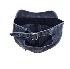 Custom Design Your Own 6 Panel Embroidered Patch Logo Baseball <strong>Cap</strong> <strong>Distressed</strong> Vintage Washed Dad Hats - Product Image 3