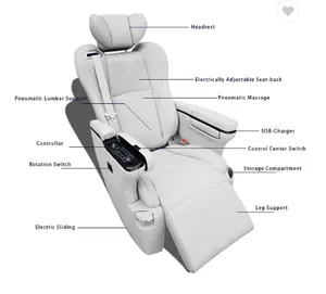 electric luxury VIP car alphard seat for vehicles van MPV limousine RV motorhome camper van coach luxury interior tuning