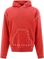Pull-over à capuche en coton épais de bonne qualité personnalisé avec coutures contrastées Sweats à capuche unis pour hommes en éponge française