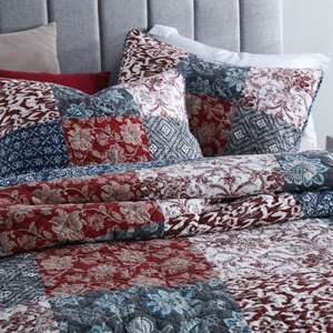 Directo de fábrica, diseño de retazos, colcha, juegos de edredones, fundas de almohada, <span class=keywords><strong>precio</strong></span> barato a granel, uso en el hogar, Hotel, patrones de puntada personalizados - Product Image 2