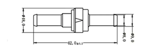 5/16 ''vòi kiểm tra nhiên liệu nội tuyến van không quay trở lại van một chiều ISO9001 - Product Image 2
