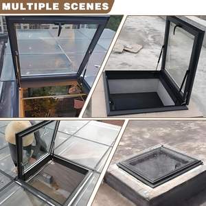 Fenêtre de toit à persiennes verticales automatiques Fuxing, en verre trempé, pour grenier et véranda - Product Image 2