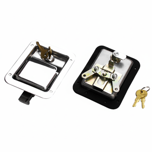 KB METAL-Pestillo plano de acero inoxidable, piezas de llave y cerradura - Product Image 1