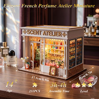 Kit de maison miniature DIY Minihaven, modèles de maisons miniatures, boîte cadeau de luxe pour boutique de parfums