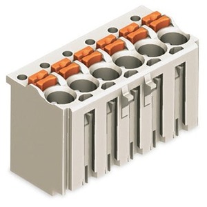 100% Original <strong>2091</strong>-1132Lighting Connector Push-in Mounting Female Clamp 10 A, 12 Pole, Way, 300 V, Light Gray, <strong>2091</strong> Series - Product Image 1