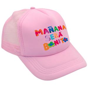 Gorras de Béisbol y Trucker Personalizadas para Niños y Niñas, con 5 Paneles, Estructuradas, de Espuma y Malla, con Visera Plana, en Colores Neón - Product Image 3