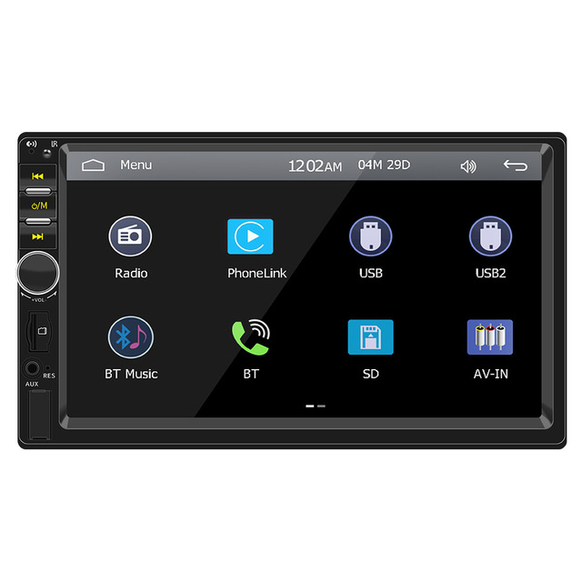 7 Inch 2 Din Car MP5 Player With Carplay BT Vehicle Central Control Radio