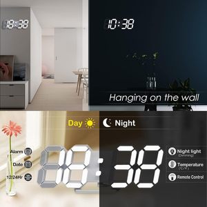 Bell Digital Alarm <b>Clock</b> Reloj Silent Student Bedhead High Volume Desktop Alarm <b>Led</b> Digital Table Desk <b>Clock</b> - Product Image 2