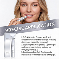 Sérum Lèvres au Collagène Peptidique 10g – Essence Repulpante à la Caféine pour des Lèvres Effet Verre, Lissage des Rides et Hydratation Intense pour Femme