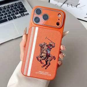 Custodia Antiurto per <span class=keywords><strong>iPhone</strong></span> 17 16 15 14 13 <span class=keywords><strong>12</strong></span> con Design Ricamato a Polo, Stile Business - Product Image 5