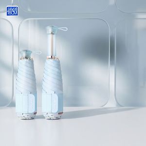 Paraguas con Logotipo Personalizado de Fábrica, 96 cm de Diámetro Abierto, 256 g, Ligero, Mango Telescópico de 8 cm, para Mujer, Viajes, Promoción de Marca - Product Image 1