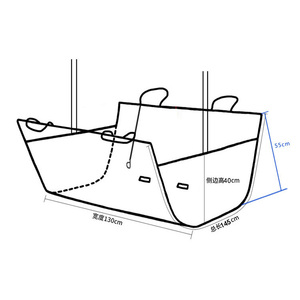 Hochwertiger Protector Carrier Cover Gürtel Pet Car Seat Robuste Rücken matte Robuster Cat Dog Sitz bezug - Product Image 3