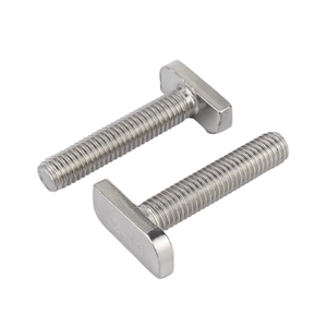 Edelstahl-Aluminium-T-Bolzen des Herstellers Din186 Din261 Verzinkter <span class=keywords><strong>M6</strong></span>-Hammerbolzen mit glatter T-Kopf-Schraube - Product Image 6