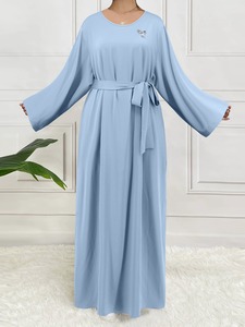 425 girocollo cintura mussola abbigliamento mid east abbigliamento da donna velati abiti casual etnici abbigliamento donna <span class=keywords><strong>asiatico</strong></span> - Product Image 5