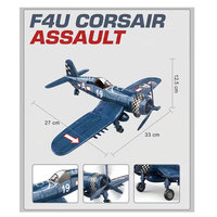 Kit de modèle d'avion de chasse en plastique à l'échelle 1/35, F4u Corsair, avion de chasse américain, jouet à construire soi-même, briques de construction