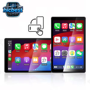 Hicbest Rádio de Carro DVD Player com Tela Touch Rotativa de 7 Polegadas, Bluetooth Integrado, Wifi, Espelhamento, Android Auto para Todos os Carros - Product Image 1