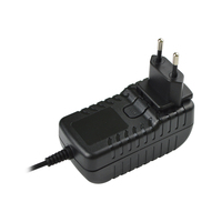 Adaptateur secteur mural AC/DC 21,6W 12V 1,8A avec prise interchangeable US EU UK AU, prise DC 5,5*2,1mm, OVP OCP SCP, pour CCTV, LED, humidificateur, CE FCC RoHS OEM