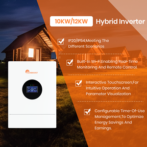 Sunboost 5Kw 5.5Kw 6.2Kw güneş invertörleri 3Kw 6Kw 12Kw 10Kw 8Kw 18Kw güneş enerjisi bölünmüş faz hibrid invertör 120V 240V - Product Image 6