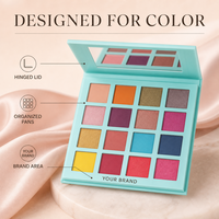 Palette d'ombres à paupières colorées longue tenue en gros pour un look naturel avec service de marque privée personnalisée